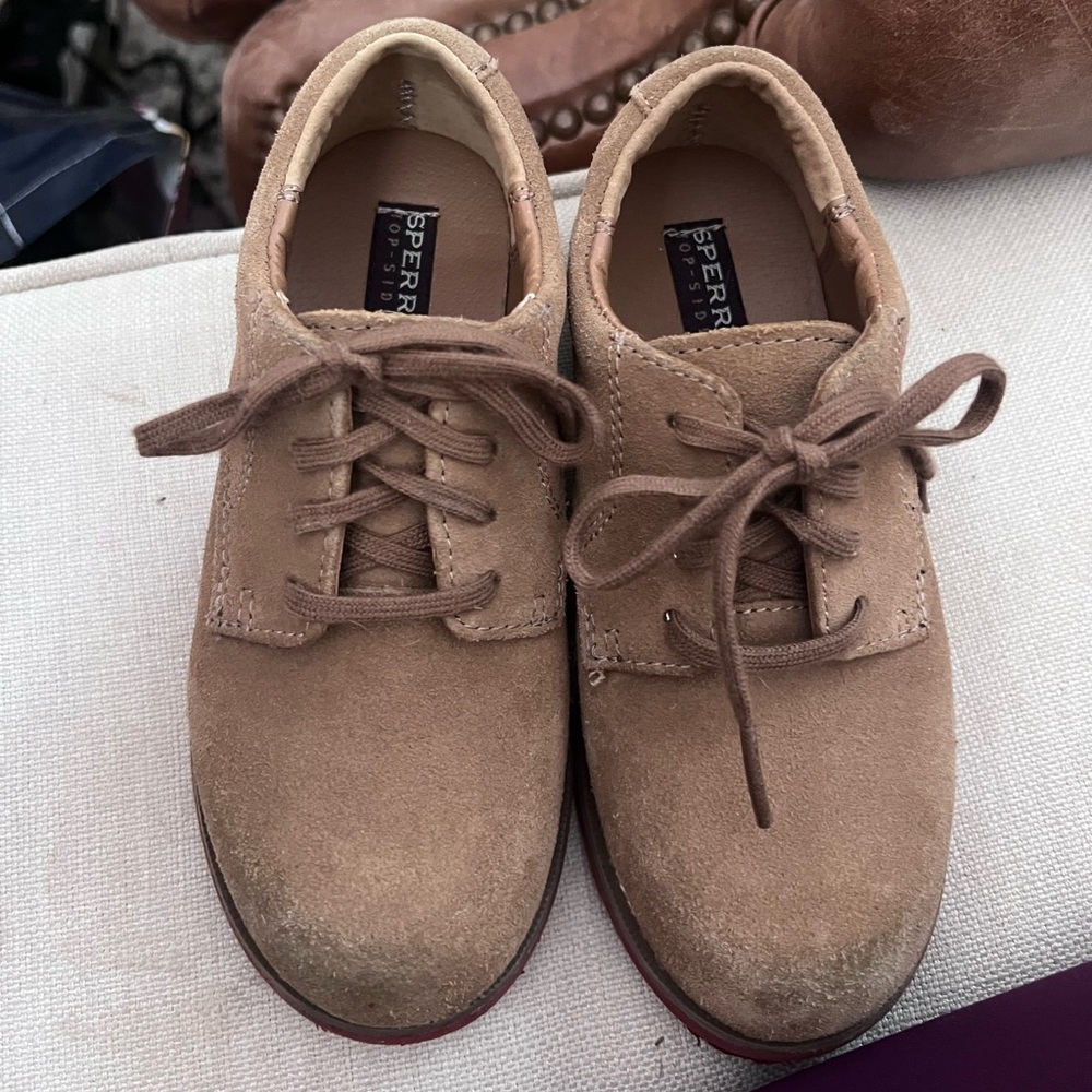 Sperry boys Brown Oxfords